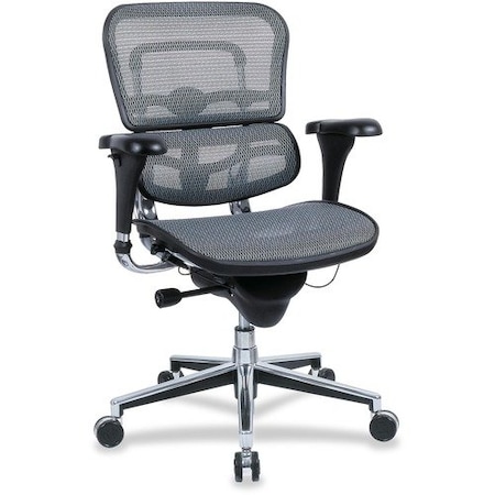 Eurotech - The Raynor Group Chair, Ergohuman Mid-Back, 26-1/2inWx29inDx52inH, Silver EUTME8ERGLOW953